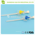 Disposable I.V. cannula with butterfly wings